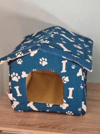 Casita para mascotas con estampado