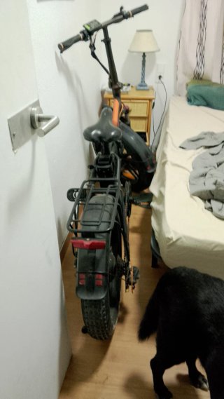 Bici Eléctrica Plegable Negra