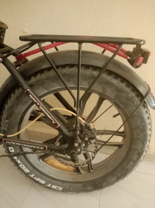 Bici Eléctrica Plegable Negra