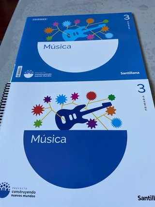 Libro texto 3 primaria musica y cuadernillo