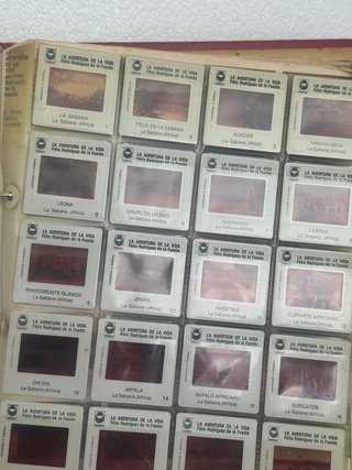 libro de diapositivas 300 de felix rodriguez de la