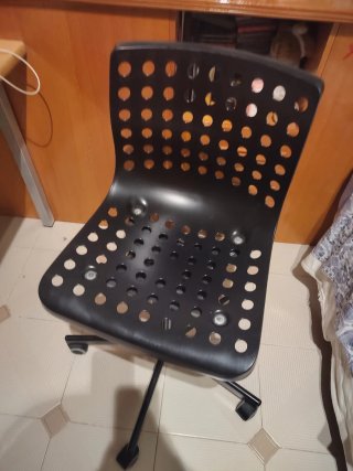 Silla de escritorio negra Ikea