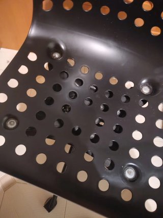 Silla de escritorio negra Ikea