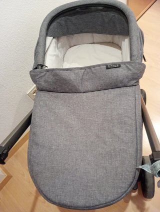Carro Bebé Niu Olmitos Gris. Capazo y silla