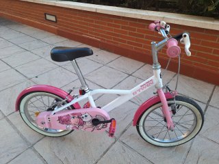 Bicicleta infantil 16 Btwin Docto Girl 500