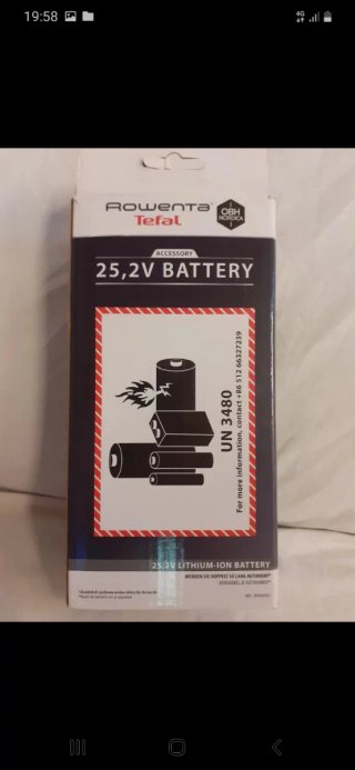 Batería Rowenta 25,2V Lithium-Ion para aspiradoras