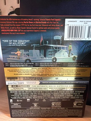 Apocalypse Now 4K UHD + Blu-ray Cofanetto