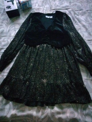 2 Vestidos Fiesta Manga Larga y 2 Jerseys