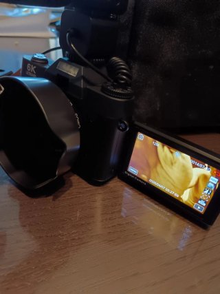 Cámara 6K Ultra HD con Micrófono Estéreo