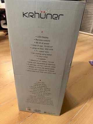 Climatizador Evaporativo Krhüner