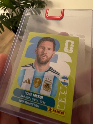 Lionel Messi Panini mundial arg17 2026 green swiss