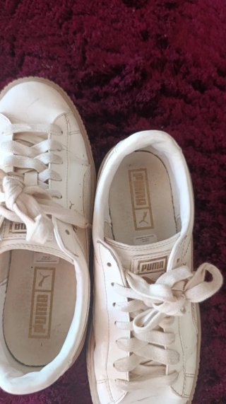 Zapatillas Puma Beige/Blanco