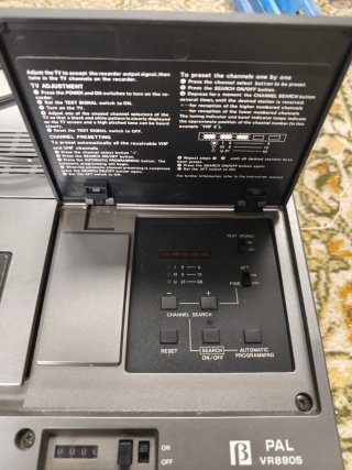 Vídeo VHS Zenith VR8905 PAL vintage