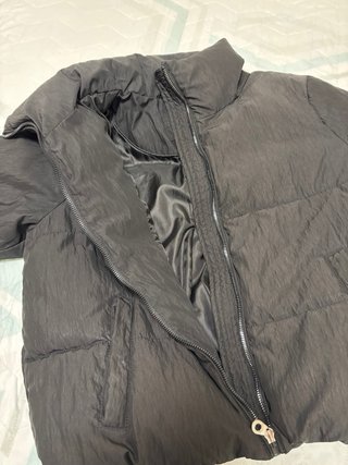 Chaqueta acolchada negra