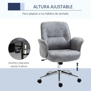 Silla de oficina gris