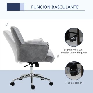 Silla de oficina gris