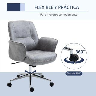 Silla de oficina gris