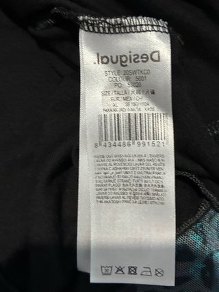 Jersey Desigual Negro Multicolor