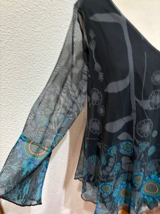 Jersey Desigual Negro Multicolor