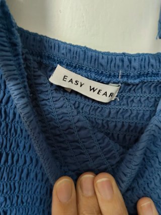 Vestido azul maxi easy wear