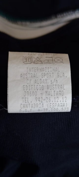 Chaqueta Vintage Austral Racing de Santander