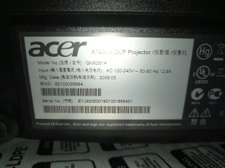 Proyector Acer XS1230S DLP