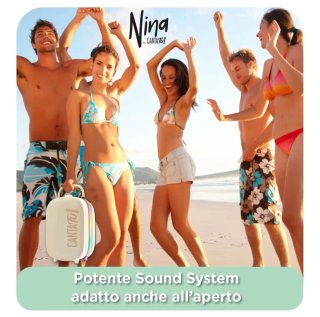 Altavoz Karaoke Portátil Bluetooth + 2 Micrófonos