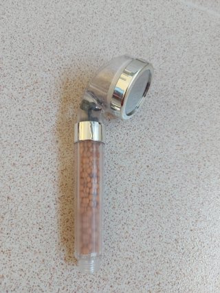 Cabezal Ducha Iónico Peklel Plata Transparente