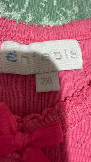 Pijama Verano Algodón Rosa
