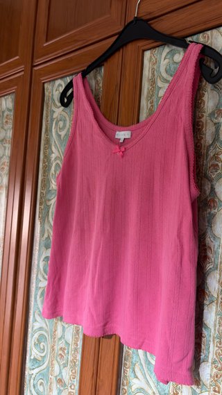 Pijama Verano Algodón Rosa