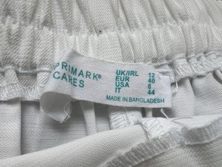 Pantalón culotte blanco talla 40
