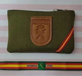 MONEDERO LONA/PIEL G C + PULSERA A JUEGO
