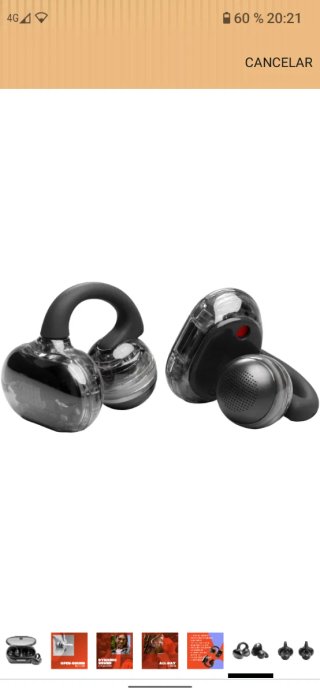 JBL Soundgear Clips Auriculares Inalámbricos negro