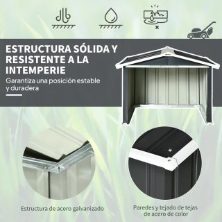 Garaje para Robot Cortacésped Acero Galvanizado