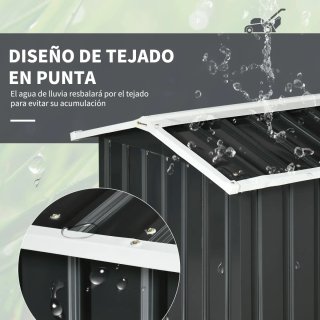 Garaje para Robot Cortacésped Acero Galvanizado