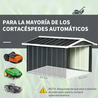 Garaje para Robot Cortacésped Acero Galvanizado