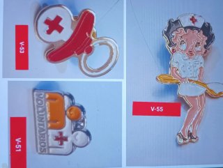 Lote 4 insignias Cruz Roja Española Socorrista