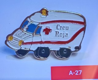Lote 4 insignias Cruz Roja Española Socorrista