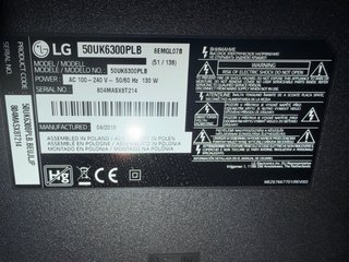 Televisor LG 50 Negro
