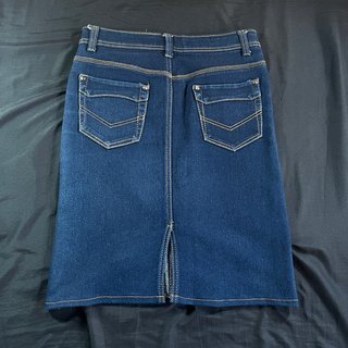 Falda Vaquera Azul Larga Talla 40