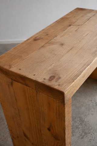 Mesa alta de madera maciza natural | Cocina