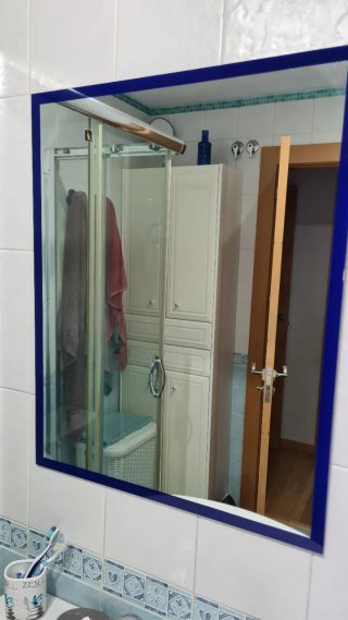 Espejo Baño Azul 59,5 x 74,5 cm