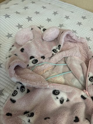 Pijama Oso Panda Abrigo Cremallera