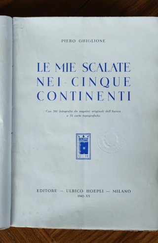 Le mie scalate nei cinque continenti