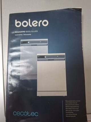 Lavavajillas Cecotec Bolero AGUAZERO 6000 Plata