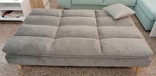 Sofá Cama Confort, ·Gris Oscuro·. Cómodo. ¡Oferta!