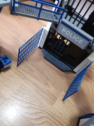 Playmobil Comisaría Policía Helicóptero Coche