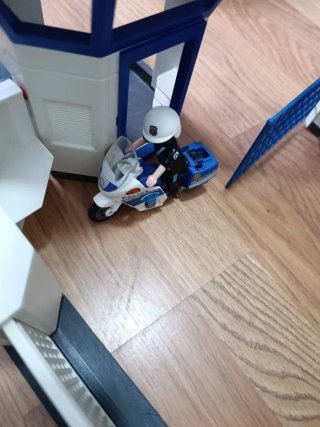 Playmobil Comisaría Policía Helicóptero Coche