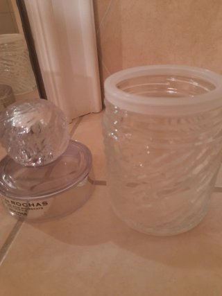 Contenitore Cristalli Bagno Rochas Vetro