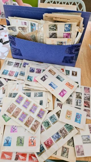 Gran Colección Sellos Antiguos Matasellados
